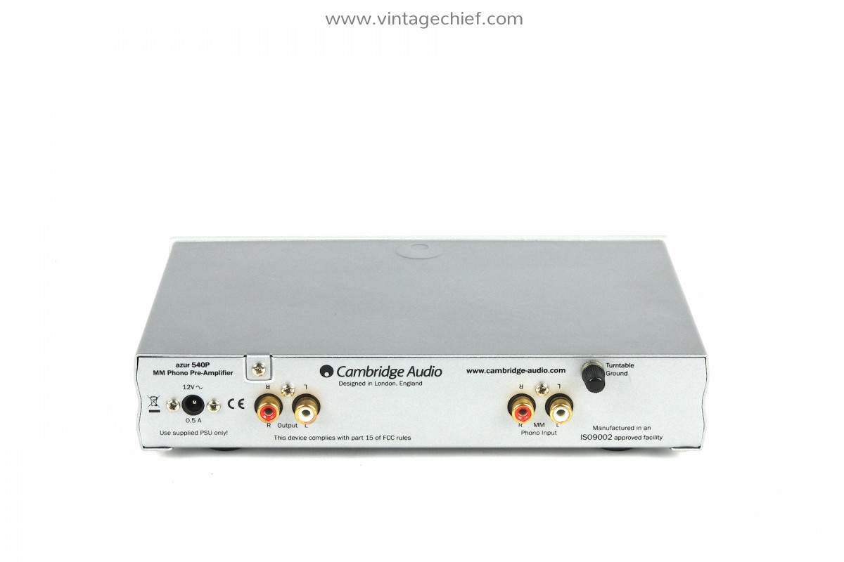 Cambridge Audio Azur 540P MM Phono Preamplifier + Adapter Silver
