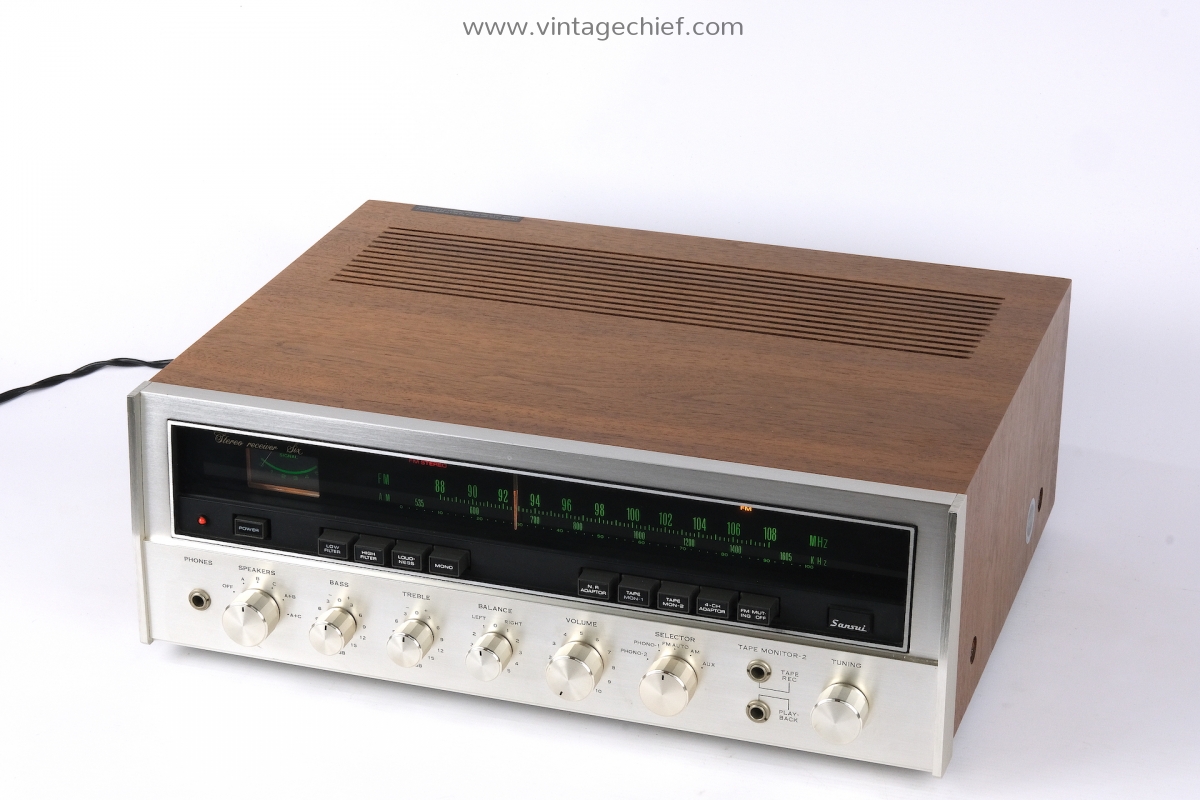 Classic Sansui Six Receiver | Wooden Case | Vintage | 2