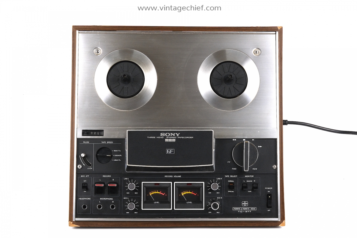 Vintage Sony TC-377 Tape Recorder, Defective