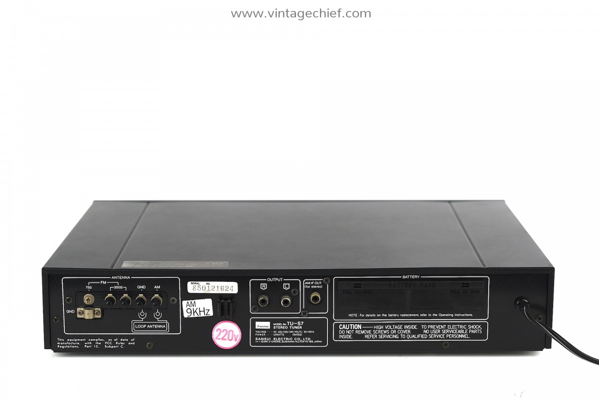 Sansui TU-S7 FM AM Tuner | Vintage | Radio | Audio | HiFi