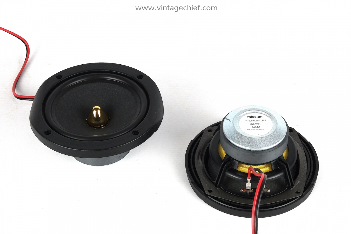 Mission 71 LF525 CPF Woofers 2x 100 Working And Tested