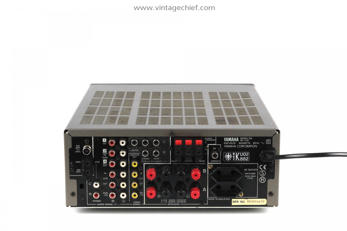 Yamaha RX-V10 Receiver + Remote Control | Natural Sound Stereo