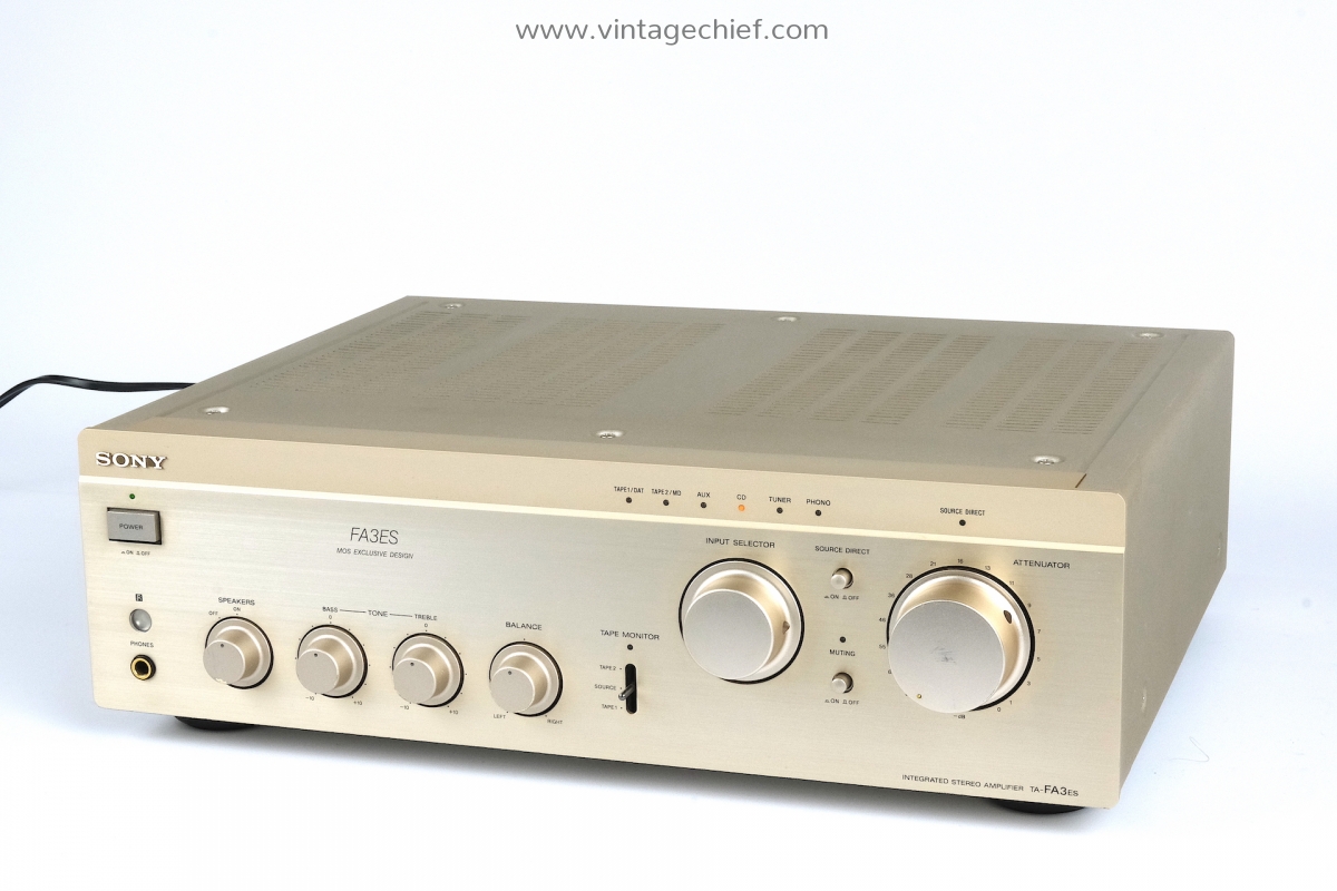 High End Sony TA-FA3ES Amplifier | Champagne | Sony ES | Phono MM MC