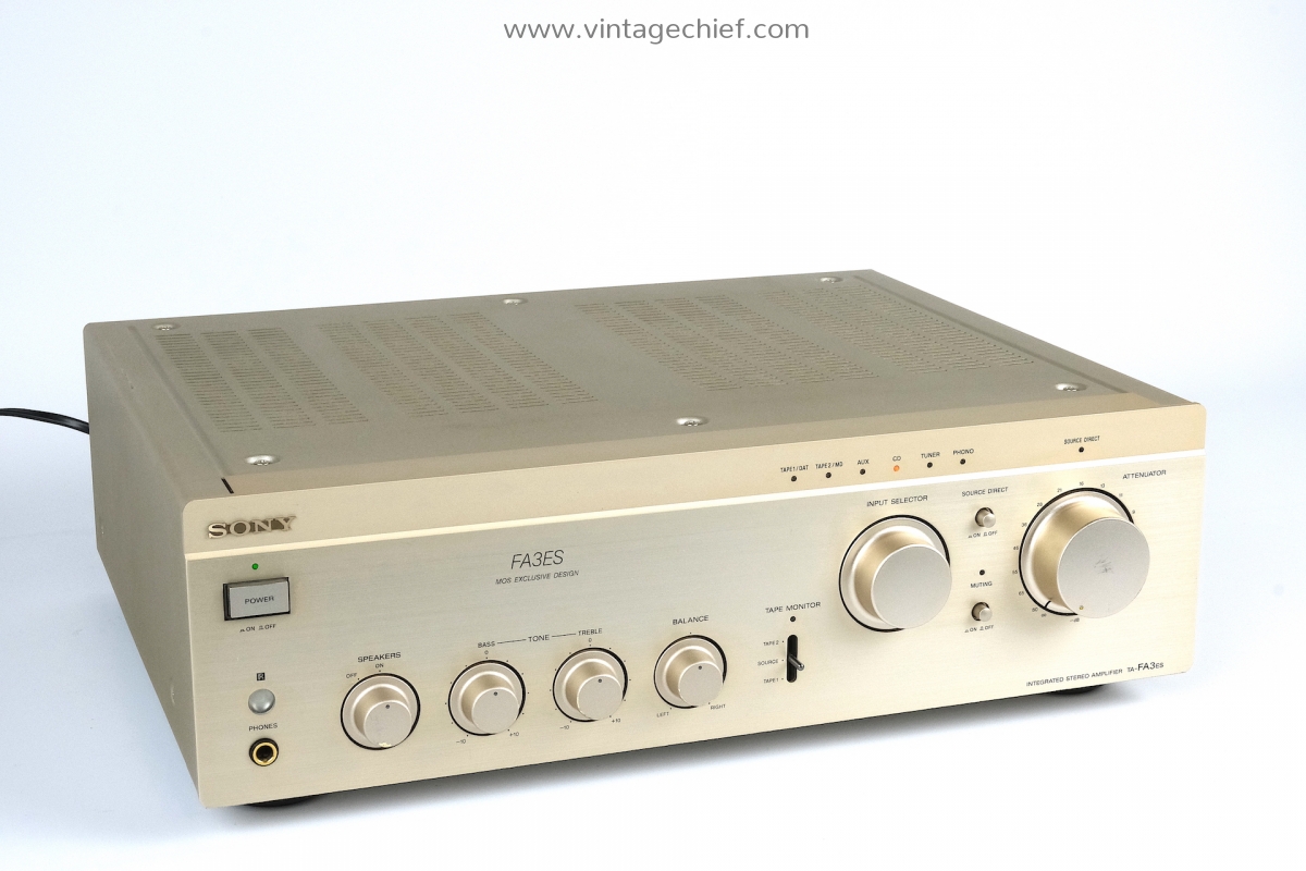 High End Sony TA-FA3ES Amplifier | Champagne | Sony ES | Phono MM MC