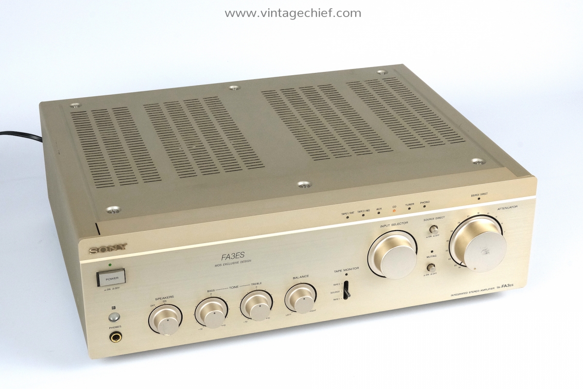 High End Sony TA-FA3ES Amplifier | Champagne | Sony ES | Phono MM MC