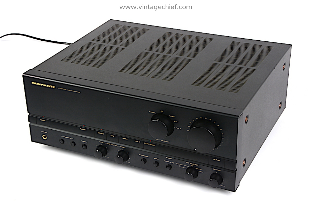 Marantz PM-80 Amplifier + ZAMAC Side Panels | 2 x 100 Watt