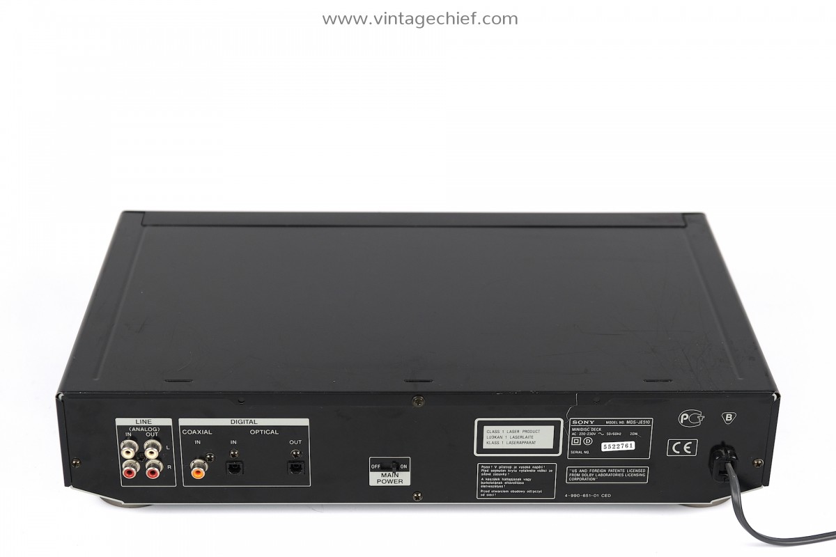 Sony MDS-JE510 MiniDisc Recorder | Player | Deck | Audio