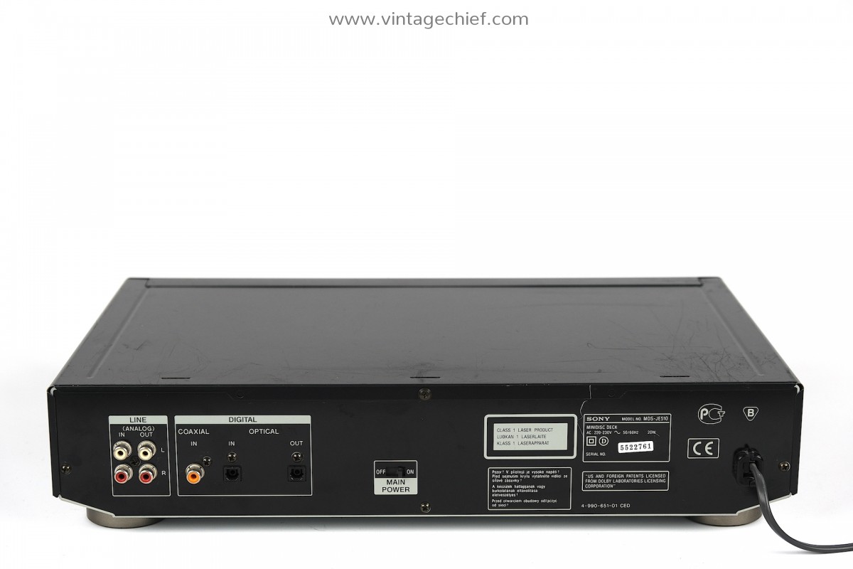 Sony MDS-JE510 MiniDisc Recorder | Player | Deck | Audio
