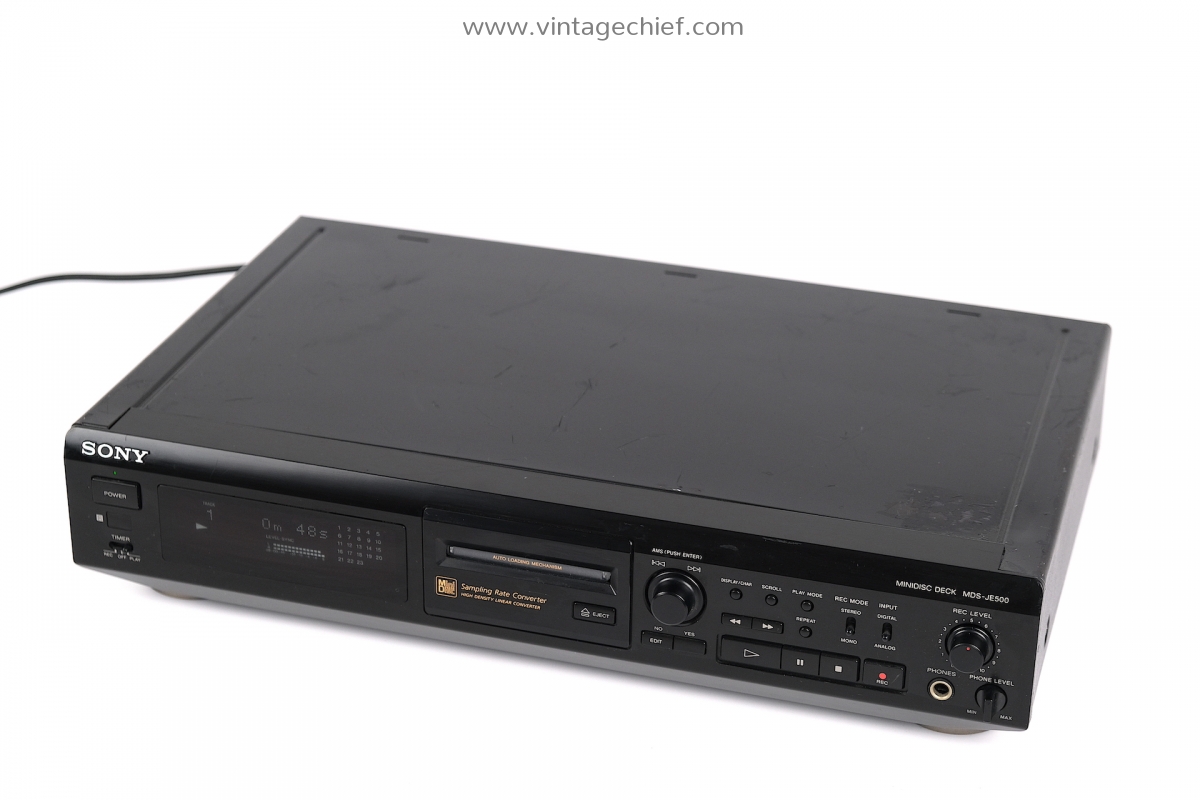 Sony MDSJE500 MiniDisc Recorder Player Deck Audio