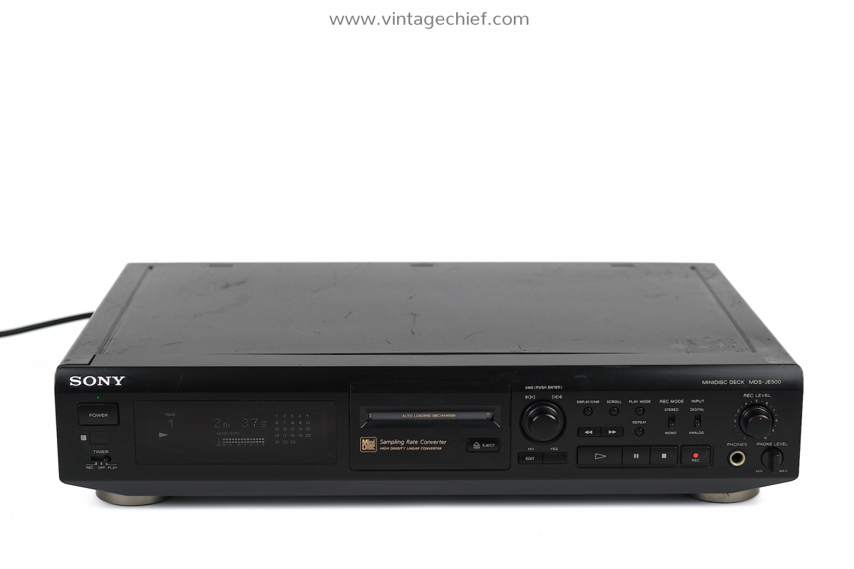 Sony MDSJE500 MiniDisc Recorder Player Deck Audio