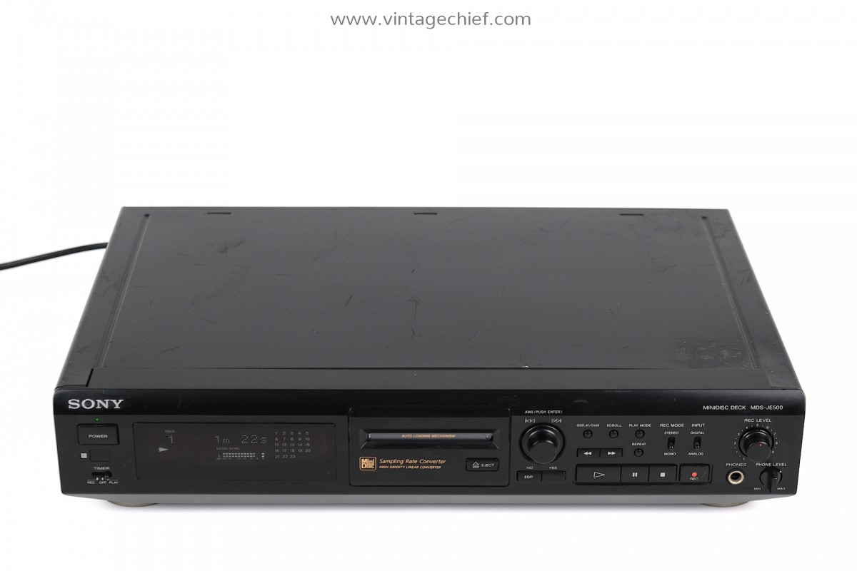 Sony MDSJE500 MiniDisc Recorder Player Deck Audio