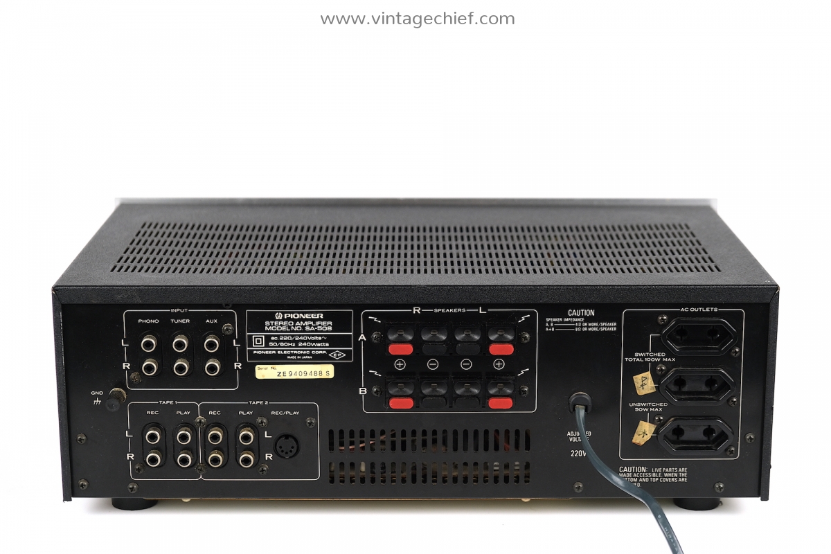Pioneer SA-508 Integrated Stereo Amplifier | Blue Line