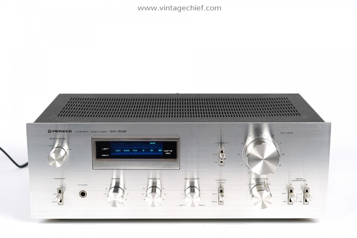 Pioneer SA-508 Integrated Stereo Amplifier | Blue Line