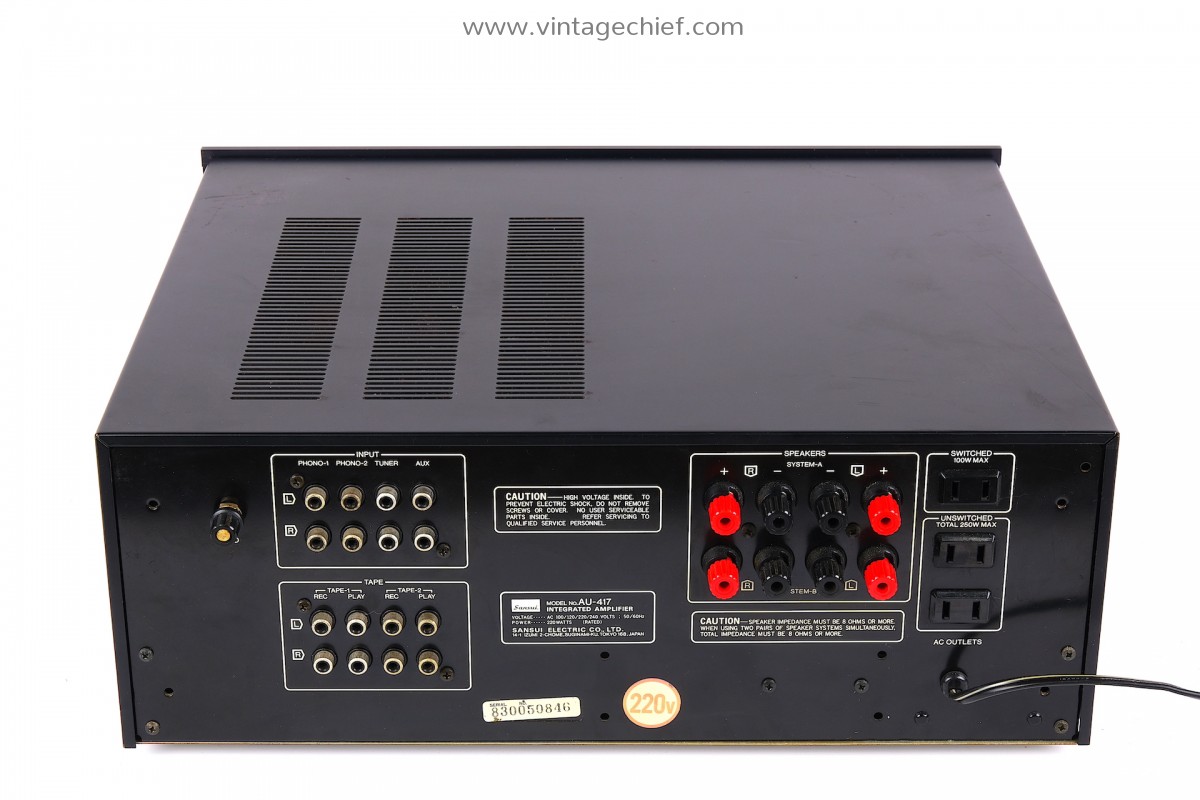 High End Vintage Sansui AU-417 Amplifier | 2 x 65 Watt | 2 x High End Vintage Sansui AU-417 Amplifier | 2 x 65 Watt | 2 x