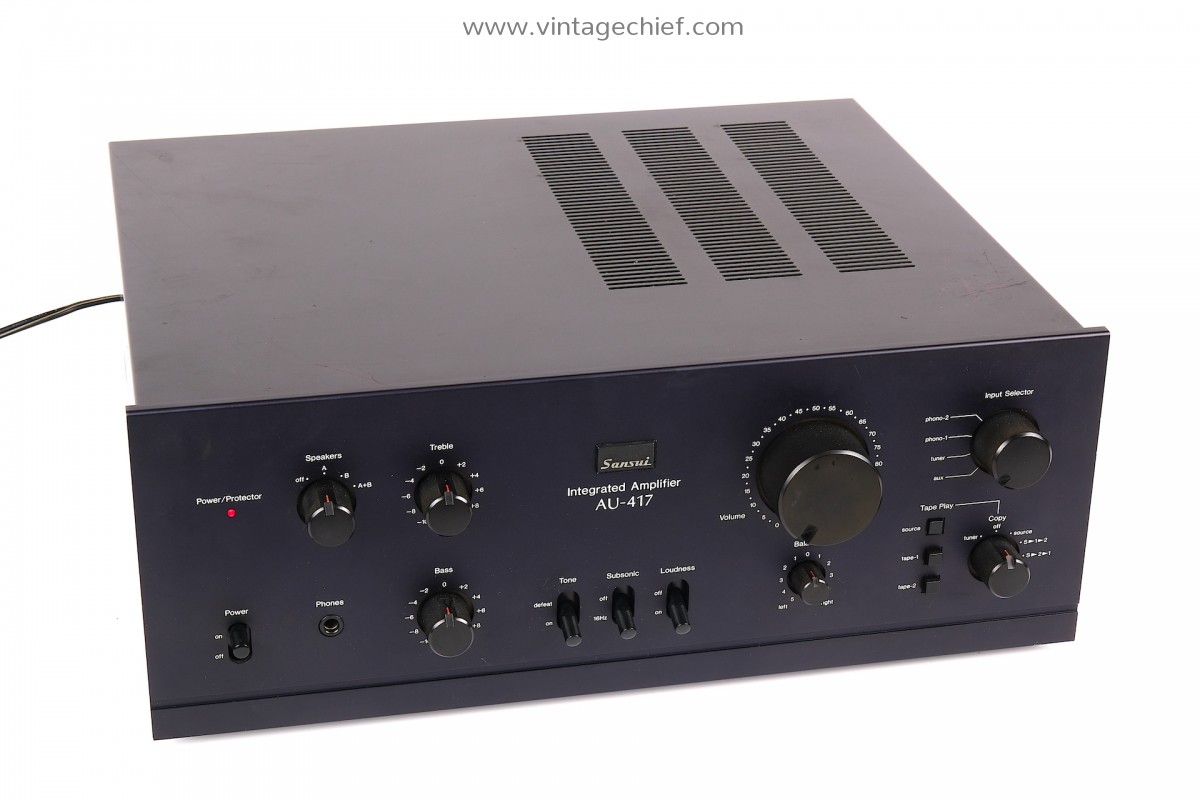 High End Vintage Sansui AU-417 Amplifier | 2 x 65 Watt | 2 x