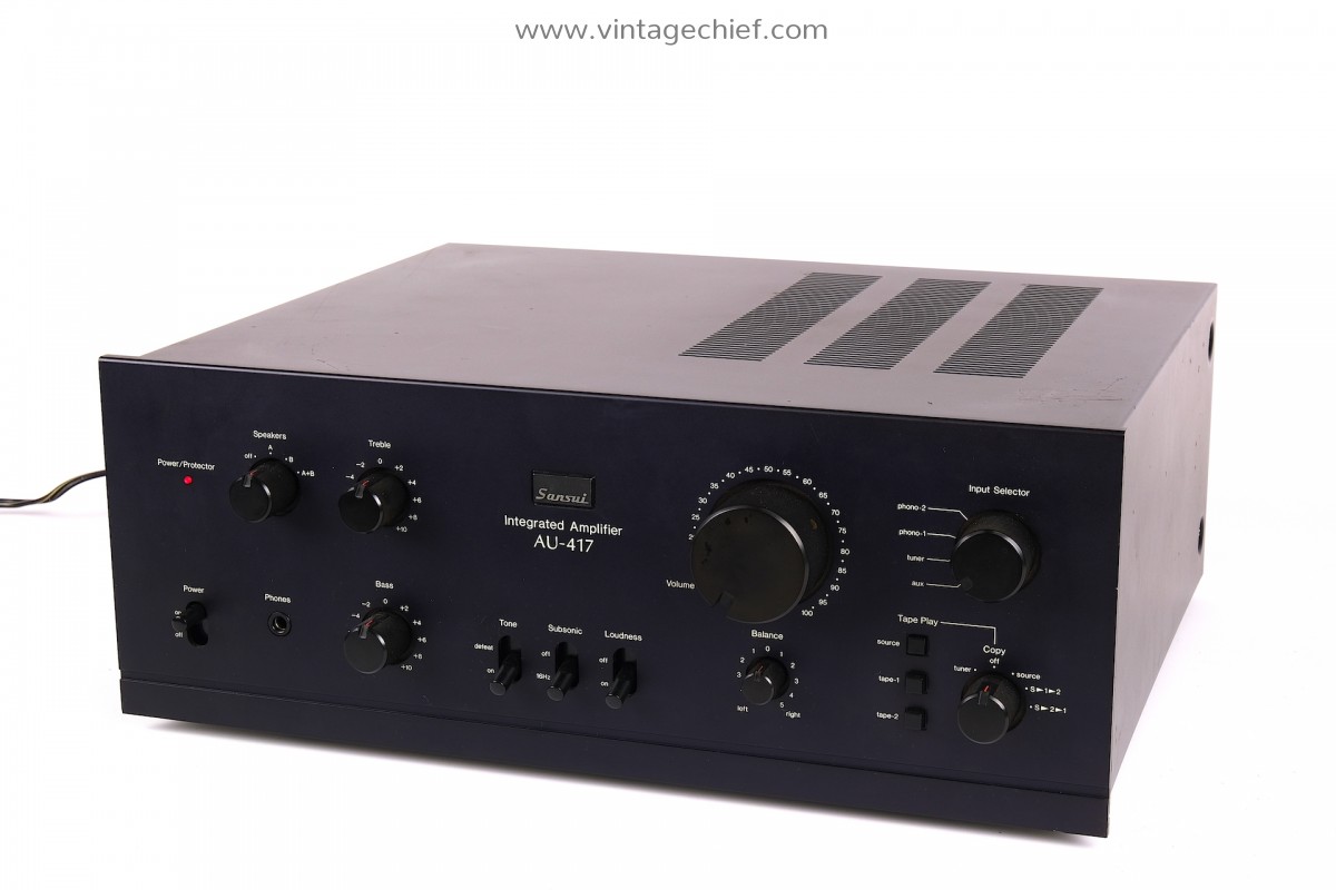High End Vintage Sansui AU-417 Amplifier | 2 x 65 Watt | 2 x
