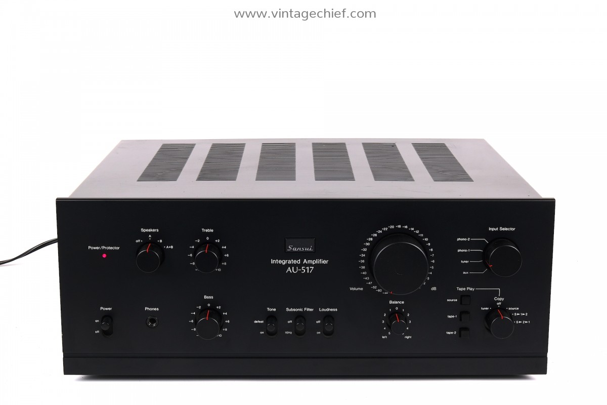 High End Sansui AU-517 Dual Mono Stereo Amplifier | Vintage Audio
