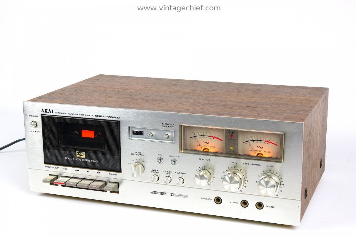 Akai GXC-709D Cassette Deck | For Parts or Repair | Vintage | VU