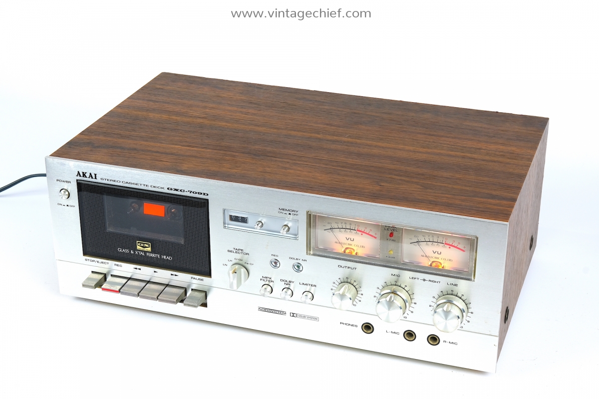 Akai GXC-709D Cassette Deck | For Parts or Repair | Vintage | VU