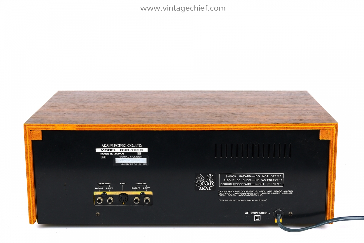 Akai GXC-709D Cassette Deck | For Parts or Repair | Vintage | VU