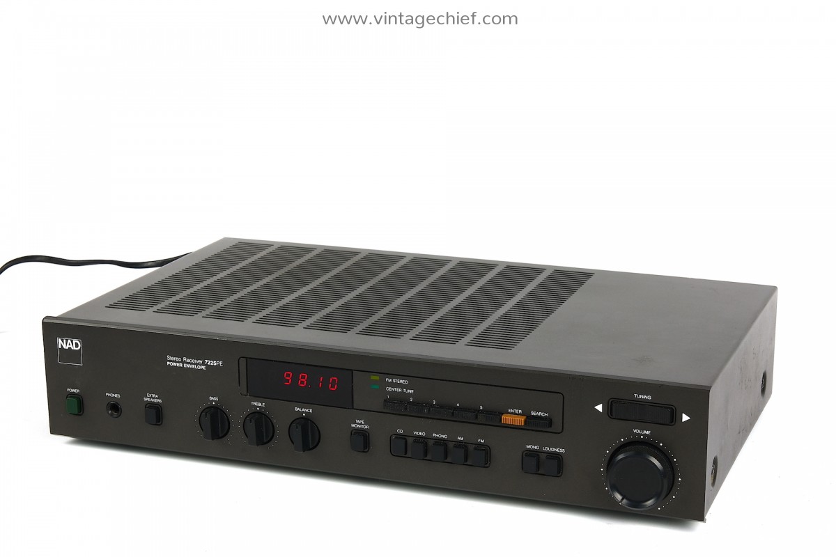 NAD 7225PE Receiver FM AM Pre Out Main In Vintage Stereo