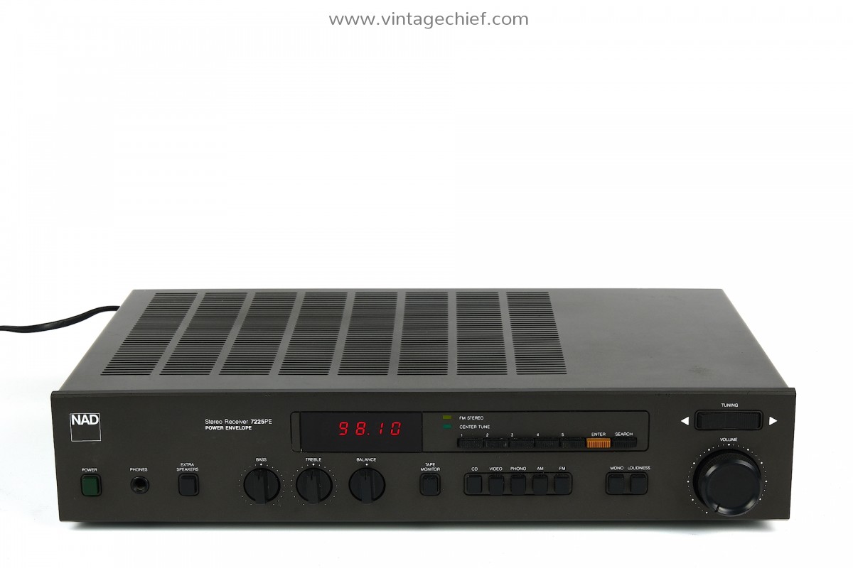 NAD 7225PE Receiver FM AM Pre Out Main In Vintage Stereo