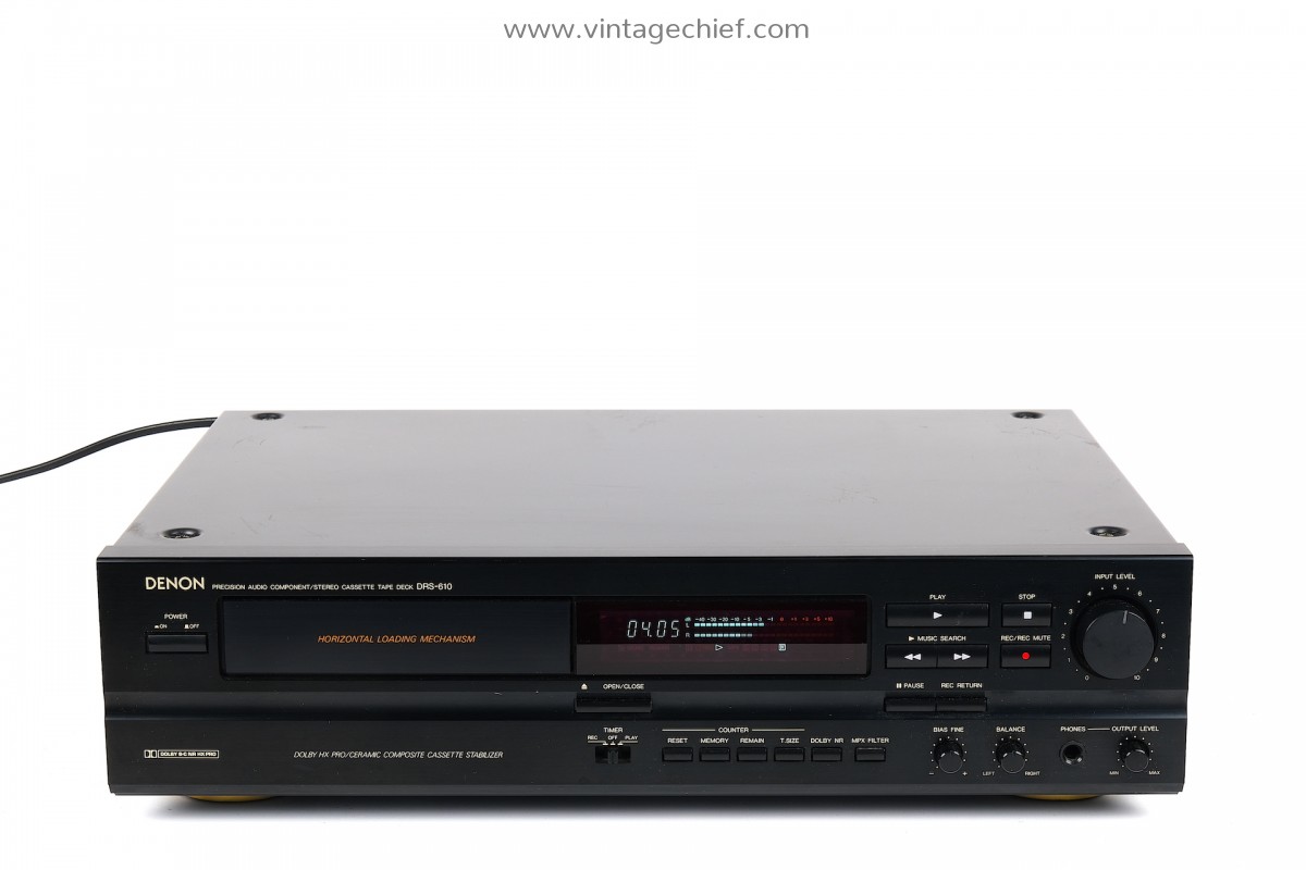 Cubierta de cinta estéreo Denon DRS-610 