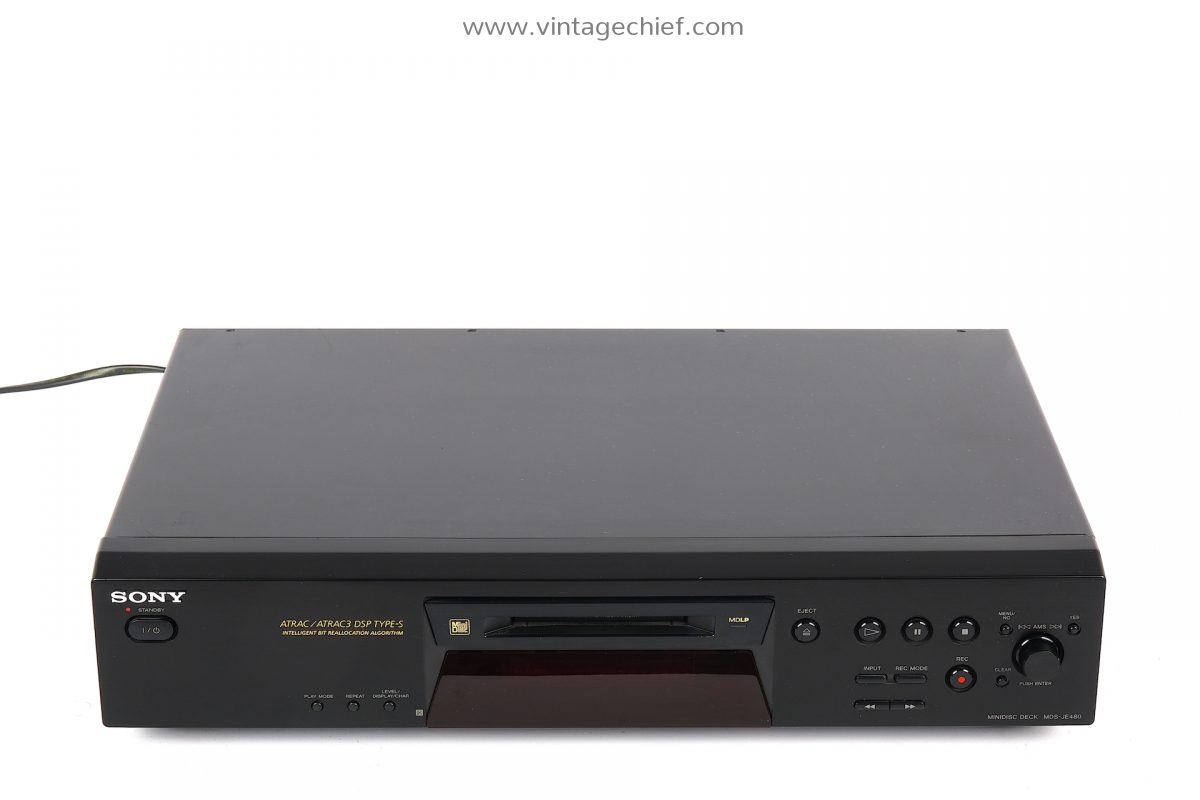 Sony MDSJE480 MiniDisc Recorder Defective For Parts or Repair