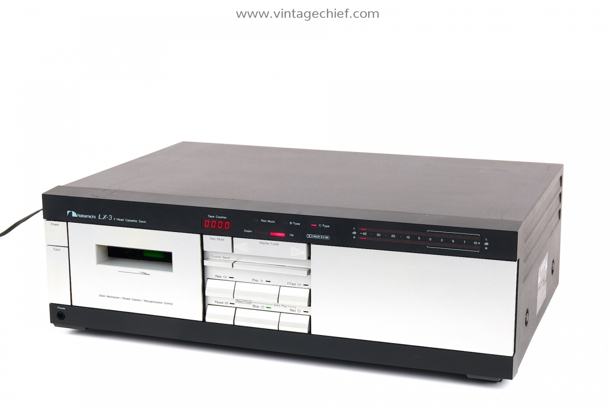 Nakamichi LX-3 Cassette Deck | Vintage | Defective | For Parts or
