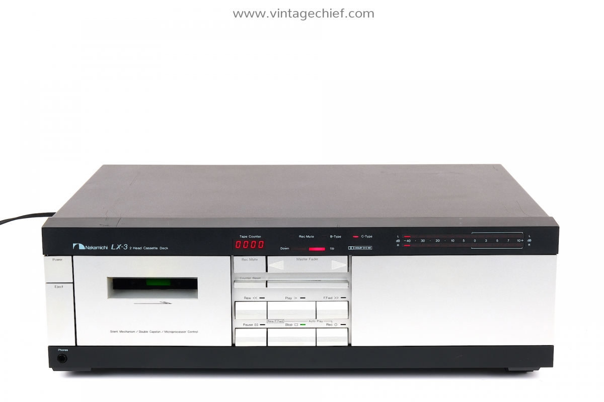 Nakamichi LX-3 Cassette Deck | Vintage | Defective | For Parts or