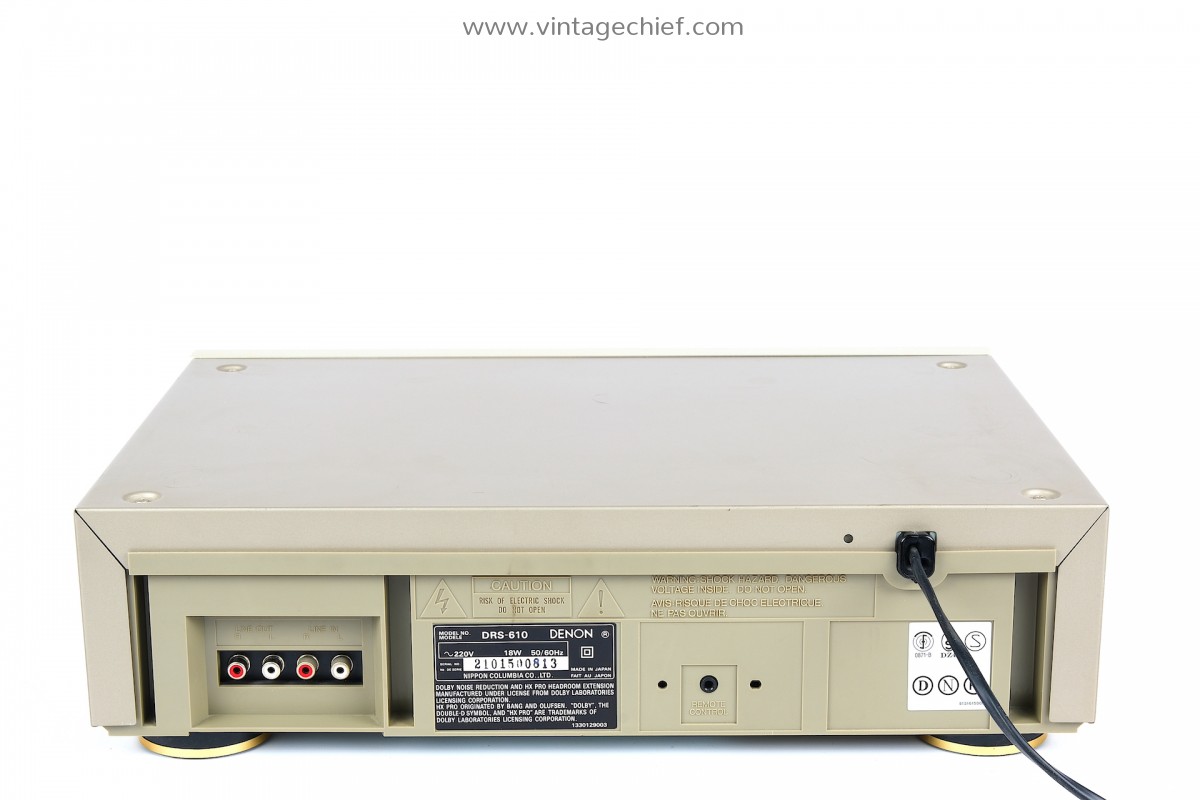 Denon DRS-610 Cassette Deck | Champagne | Tape Deck | Audio