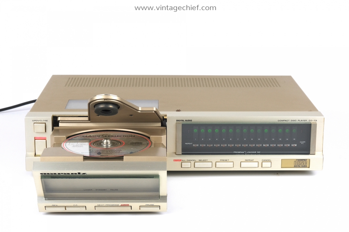 Marantz CD73 CD Player Champagne CDM0 Cdplayer Classic