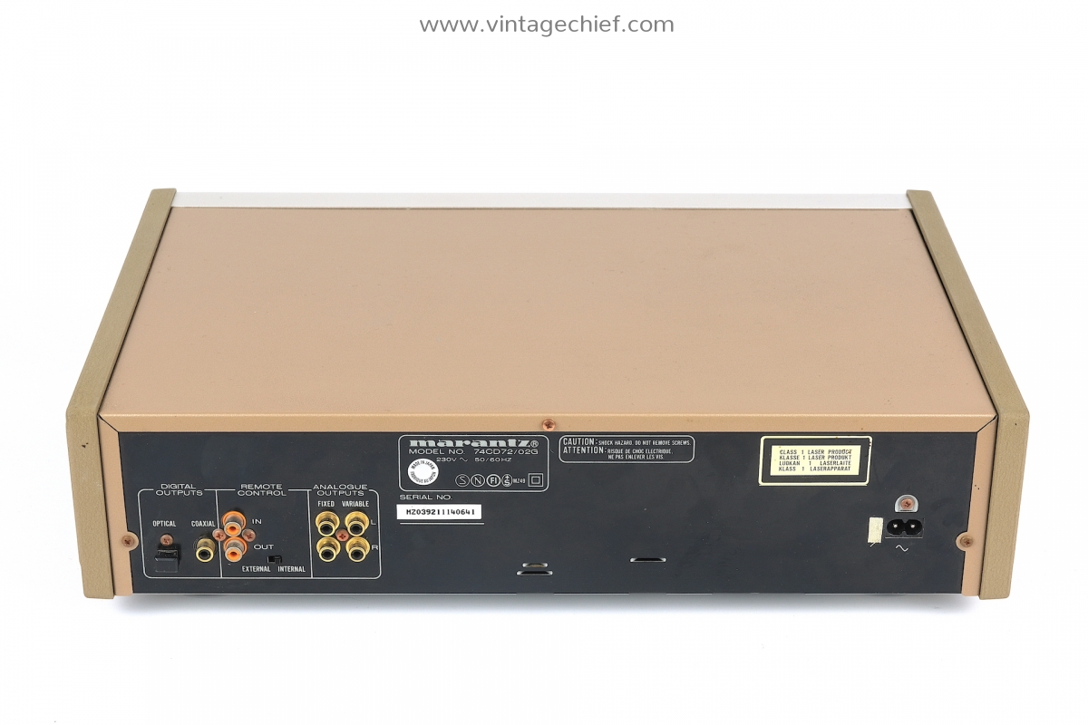 A954　マランツ　CDプレーヤー　CD-72F　marantz　RC-72CD A954 マランツ CDプレーヤー CD-72F marantz RC-72CD - メルカリ