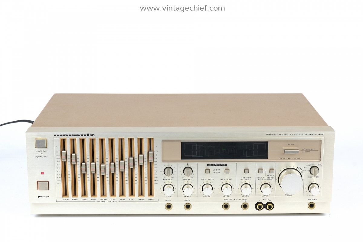 Marantz EQ430 Graphic Equalizer / Audio Mixer Champagne Audio HiFi