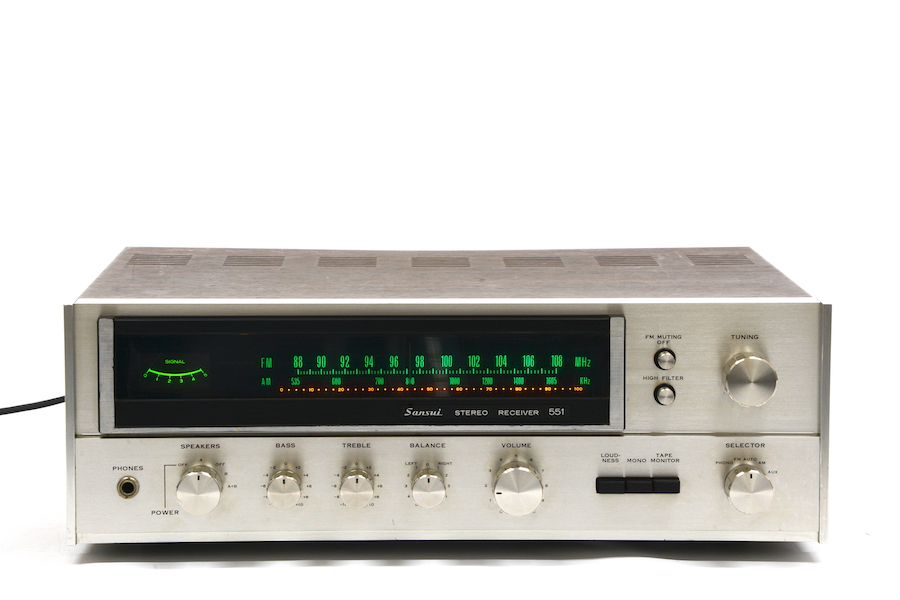 Sansui 551 Receiver  			